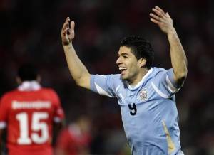 Uruguay's Luis Suarez 